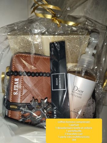 Coffret homme comprenant