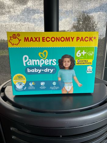 Pampers baby dry taille 6+