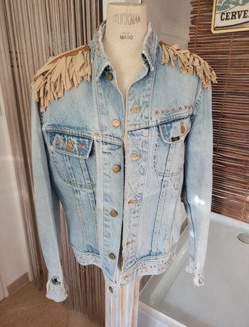 Blouson lee vintage customisé taille L
