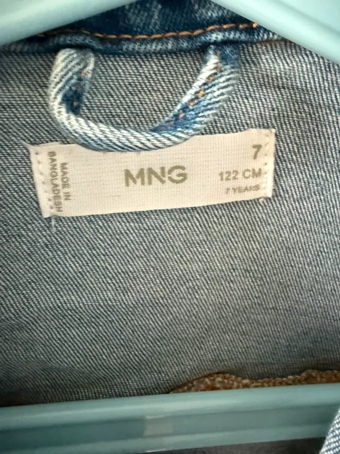 Veste en jean mango 7 ans - photo numéro 3
