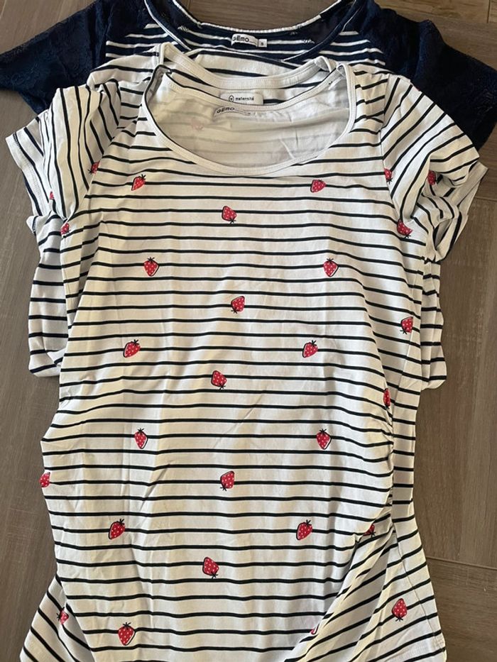 Lot tee shirt grossesse - photo numéro 2