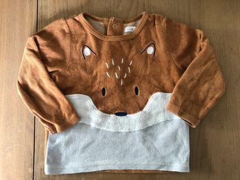 Haut de pyjama velours 24 mois