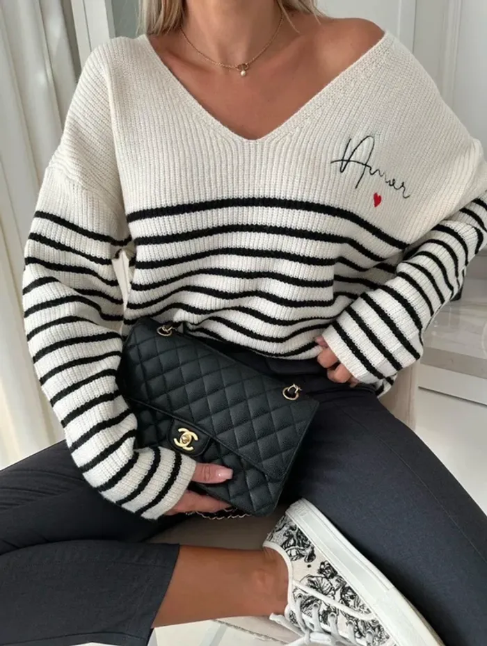 Pull marinière amour 🌺😍