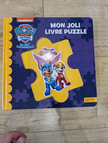 Livre puzzle pat patrouille