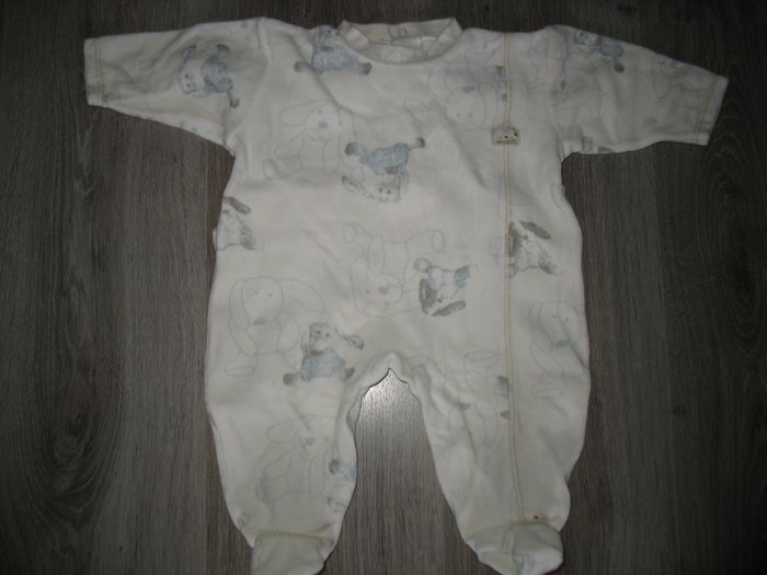PYJAMA DORS BIEN ÉCRU BÉBÉ GARÇON "CONFETTI" - 6 MOIS - n°03 - photo numéro 1