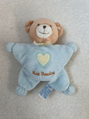 Doudou ours bleu Nounours
