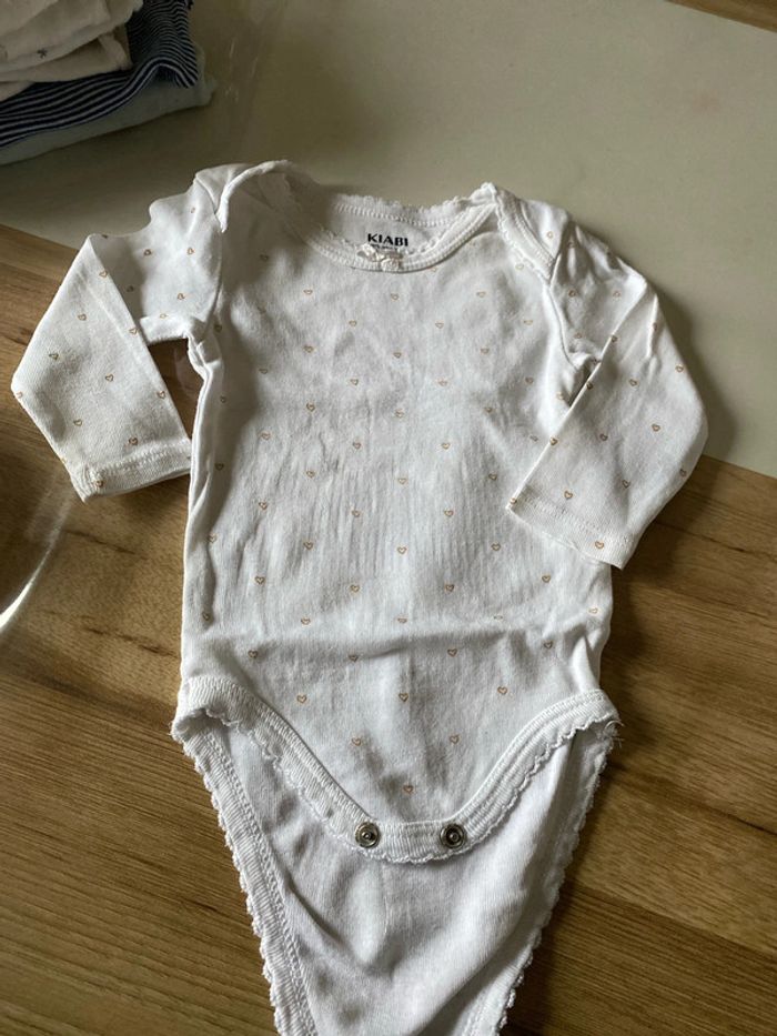 Lot de 7 body 3 mois kiabi petit bateau - photo numéro 4