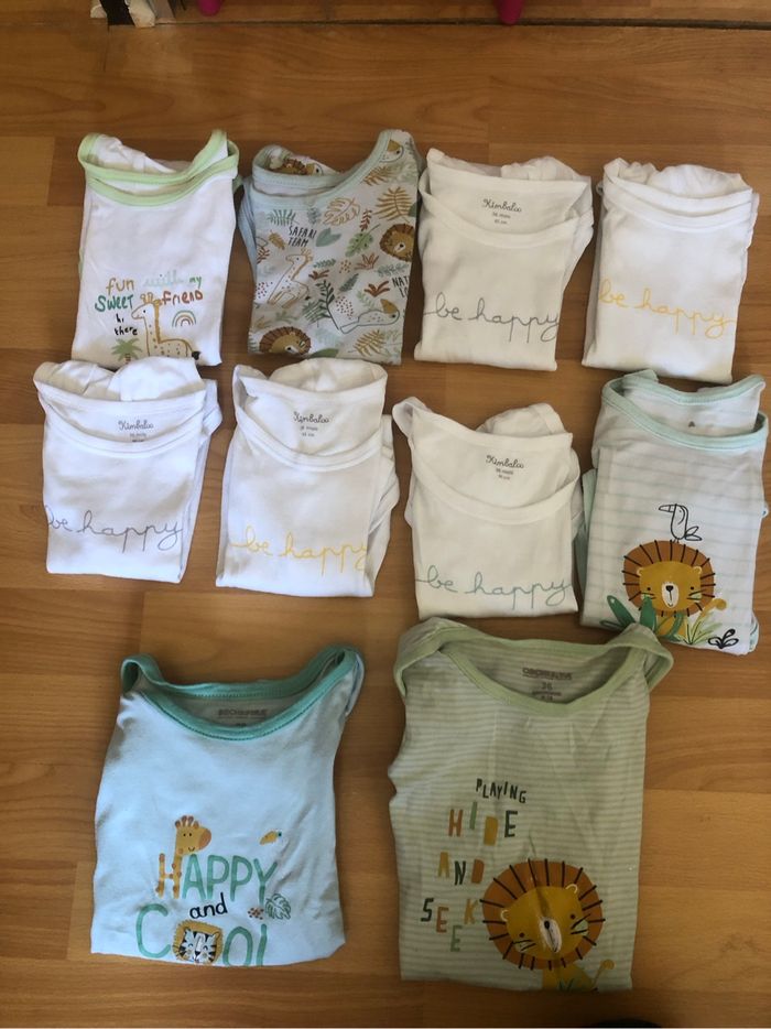 Bodies manches courtes garçons 36 mois/3 ans