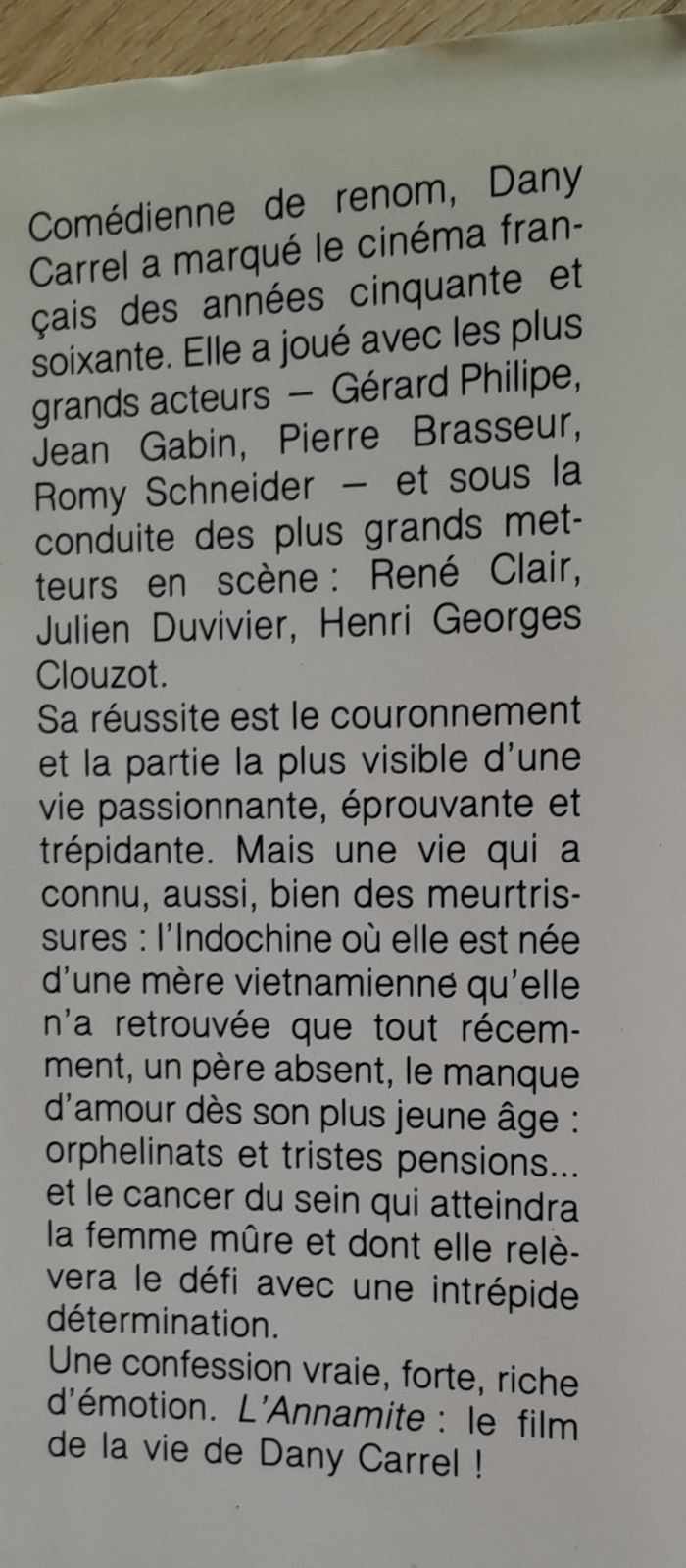 Dany Carrel l'Annamite (autobiographie) - photo numéro 6