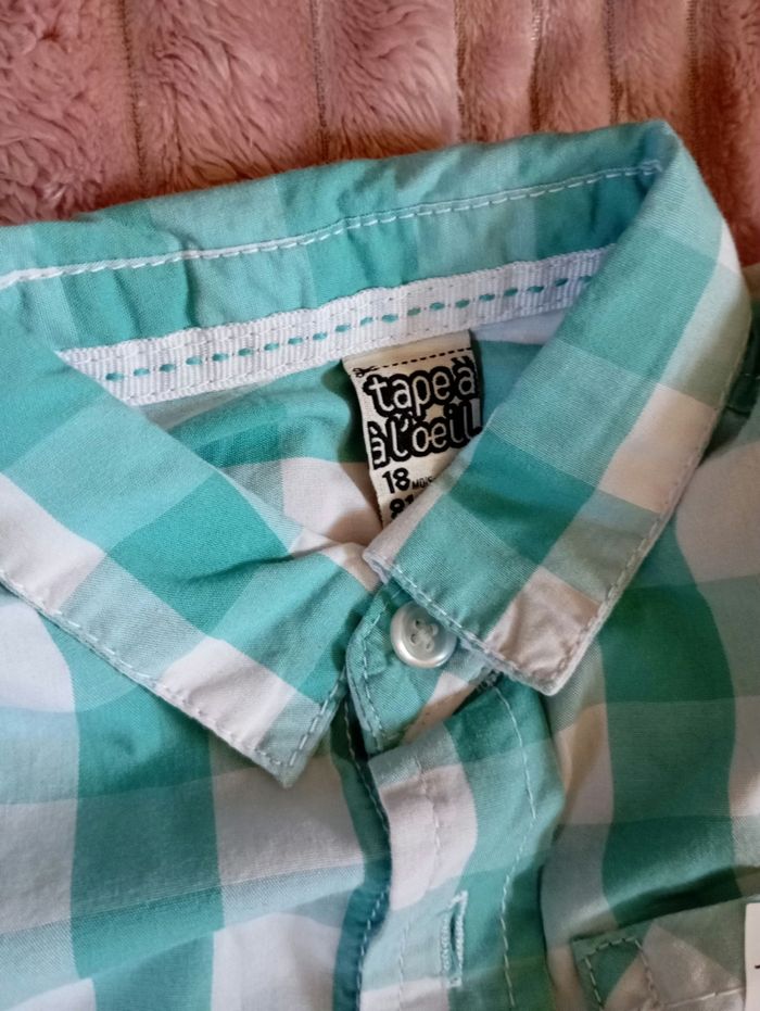 Chemise carreaux 18 mois - photo numéro 2