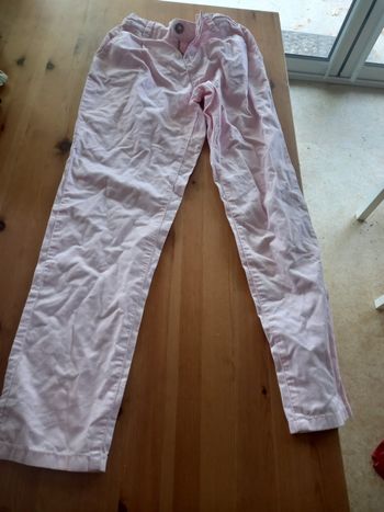 Pantalon chino rose 12 ans