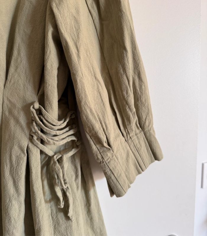 Robe courte kaki - Zara - photo numéro 7