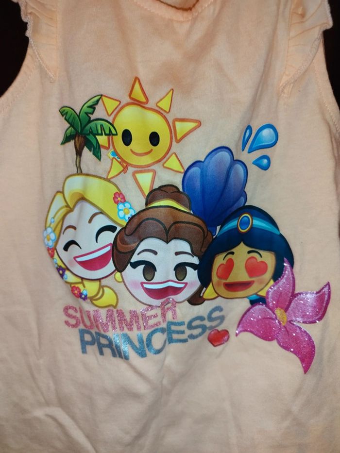 Debardeur jaune pâle princesses été - photo numéro 2