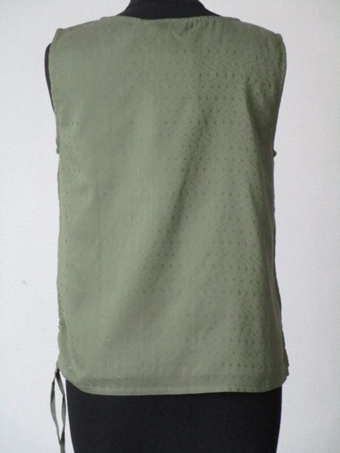 Blouse kaki Jac Jac 38/40 NEUVE - photo numéro 7