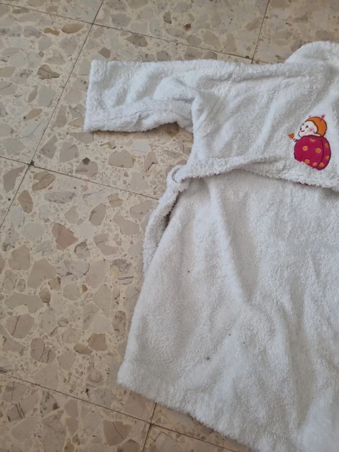 Peignoir carré blanc 2 ans - photo numéro 5