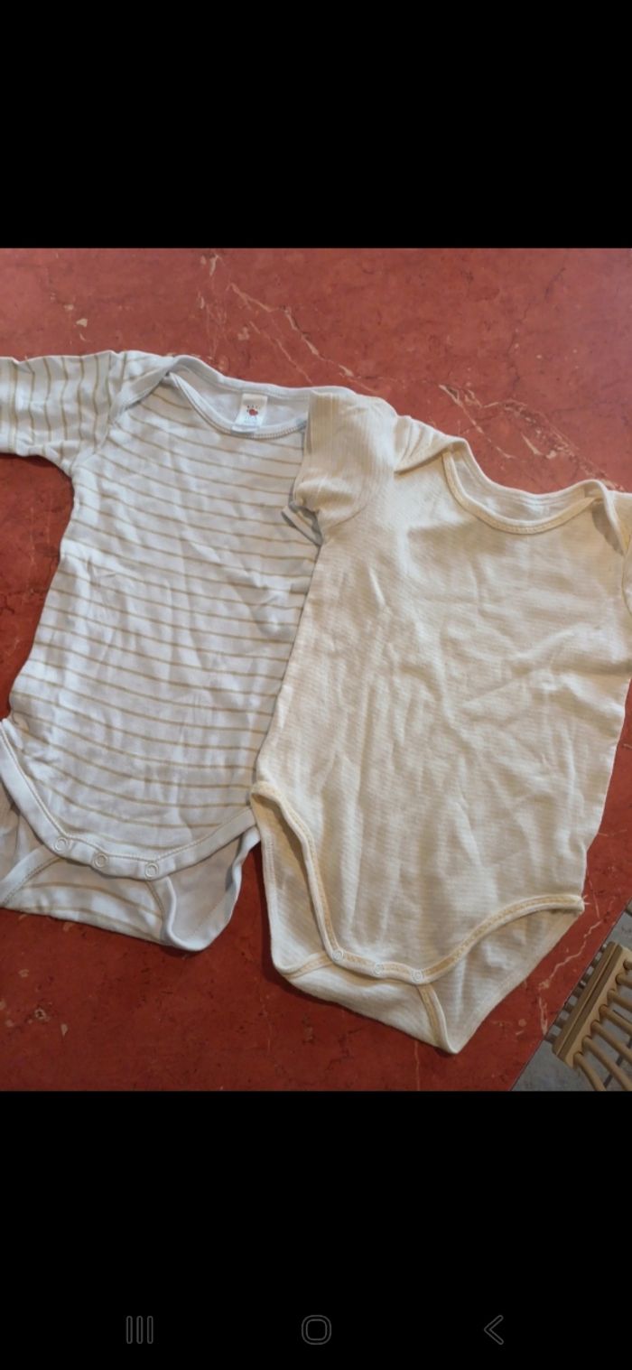 Lot de 2 bodies taille 36 mois