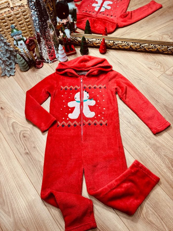 Taille 5 ans combinaison pyjama piloupilou Noël garçon Eldys rouge * pain d’épices * 🎄