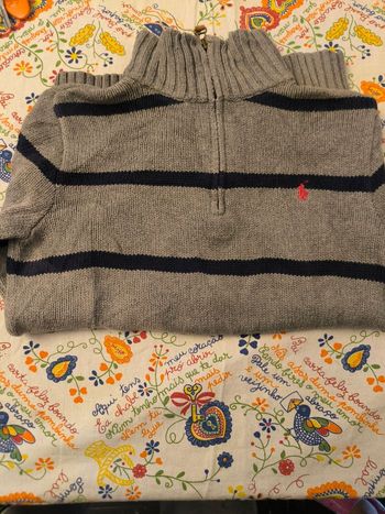 Pull polo by Ralph Lauren homme taille s gris 