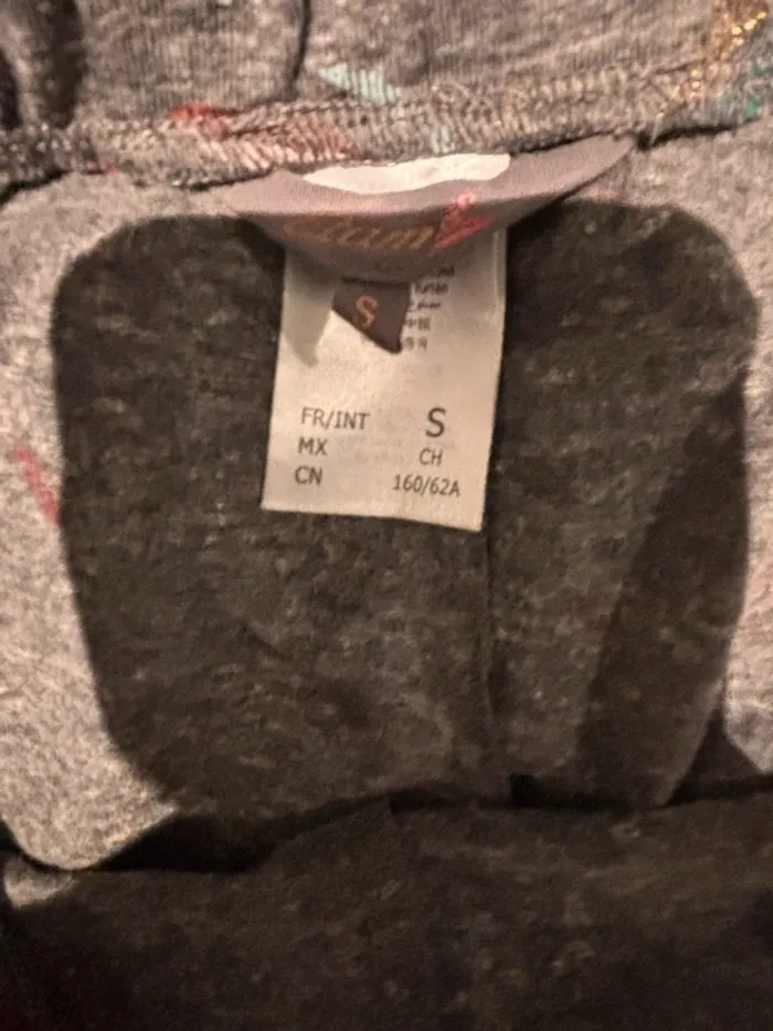 Short gris à motifs feuilles – T. S- 36 Etam - photo numéro 4