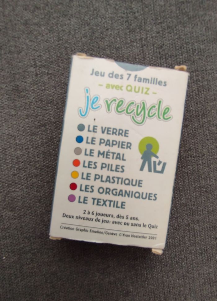 Jeu de 7 familles sur le recyclage - photo numéro 2