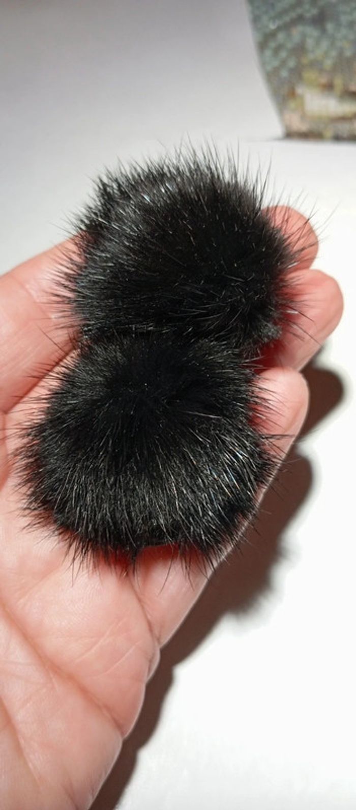 Clips d'oreilles en poils - photo numéro 2