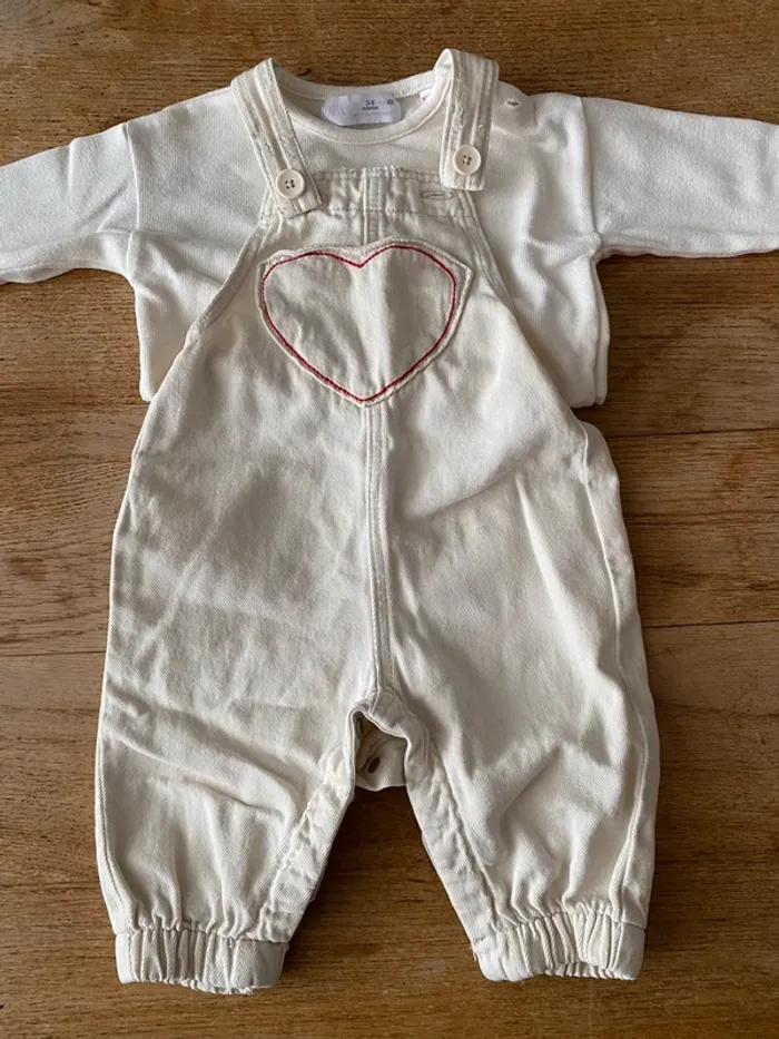 Ensemble salopette et pull Zara