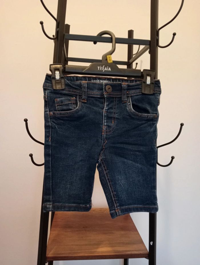 Short en jean garçon