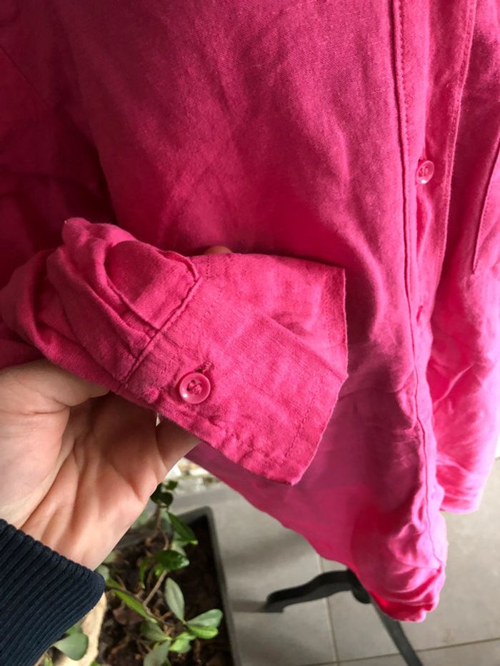 Chemise en lin loose rose Primark 36 - photo numéro 2