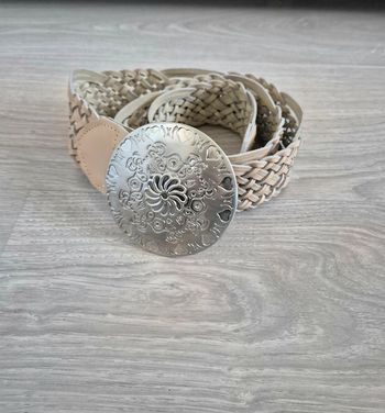 Ceinture beige 105 cm