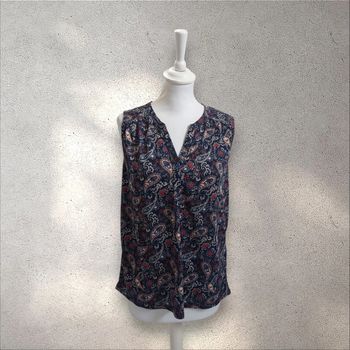 Blouse sans manche imprimée taille S