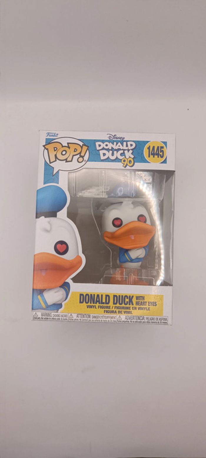 Funko pop : Disney 1445 - Donald duck with heart eyes - 90th anniversary