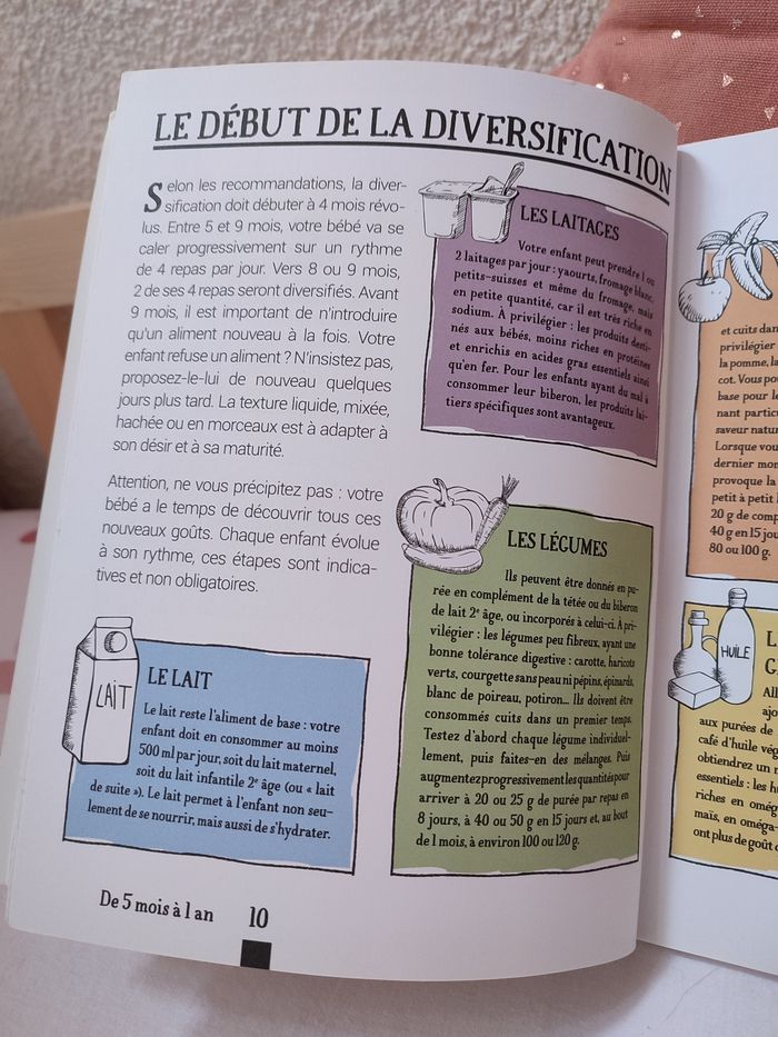 Livre "120 recettes pour mon bébé" - Bon état - De 5 mois à 3 ans. - photo numéro 5
