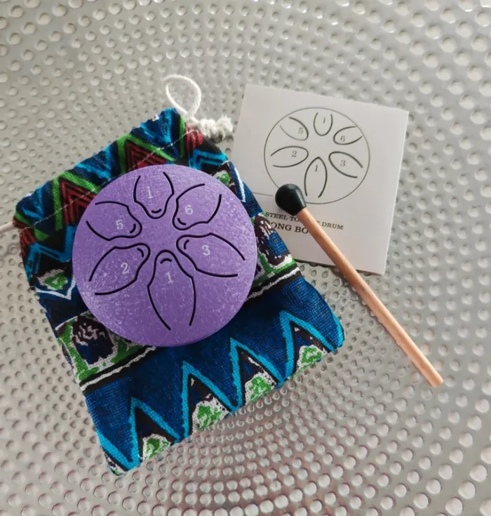 Tambour de pluie violet