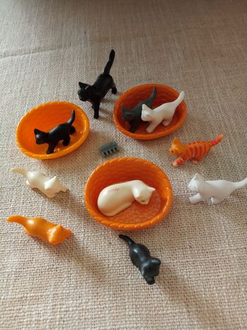 Joli Lot de petits Chats et Chatons "Playmobil"