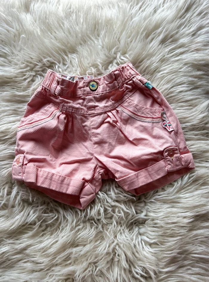 Fille 👧🏻 Short rose sergent major 6 mois