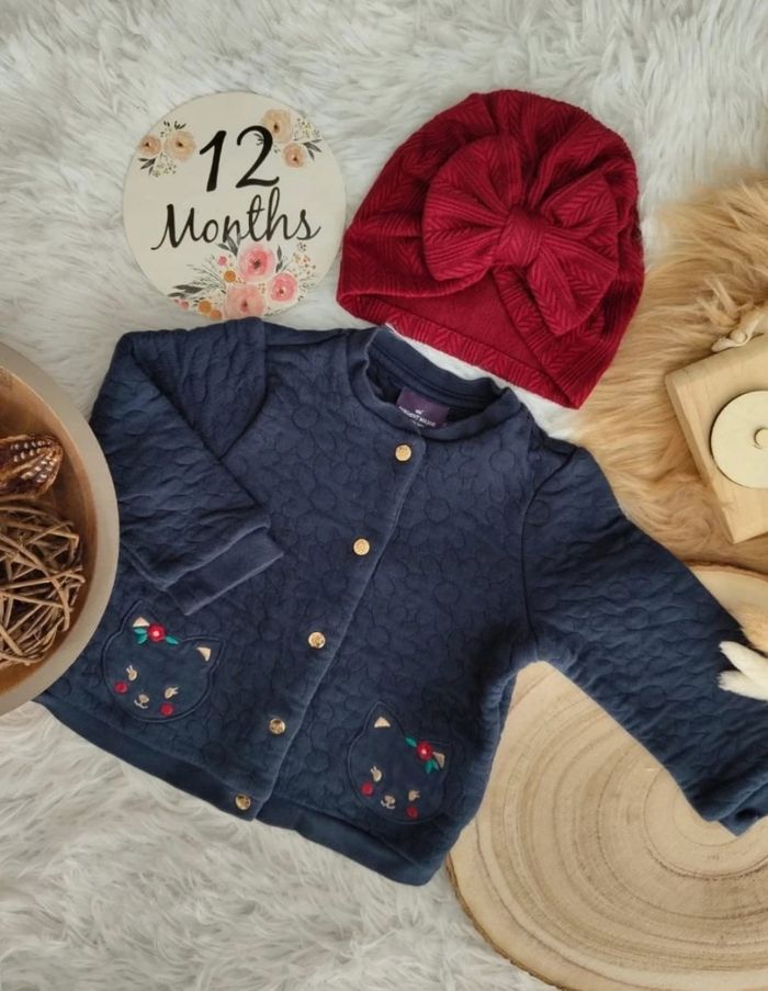 Ensemble complet 5 pièces sergent major fille 12 mois 🎀 - photo numéro 5