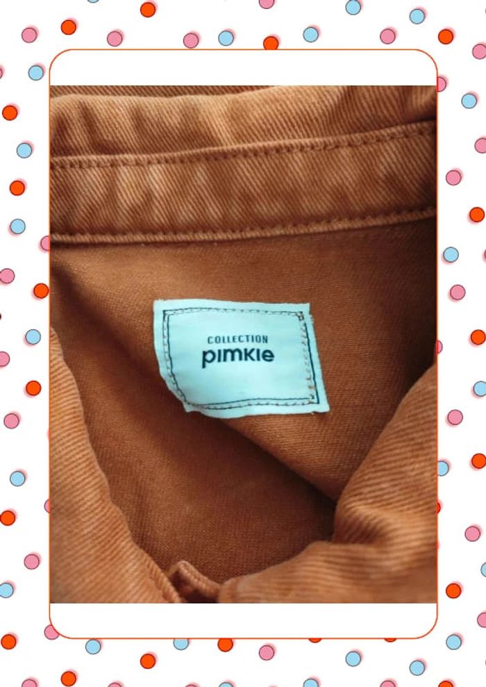 Veste denim marron - photo numéro 3