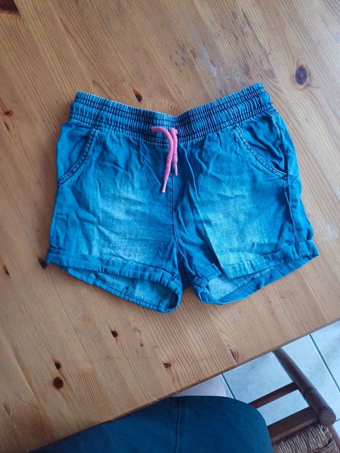 Short en jean fin