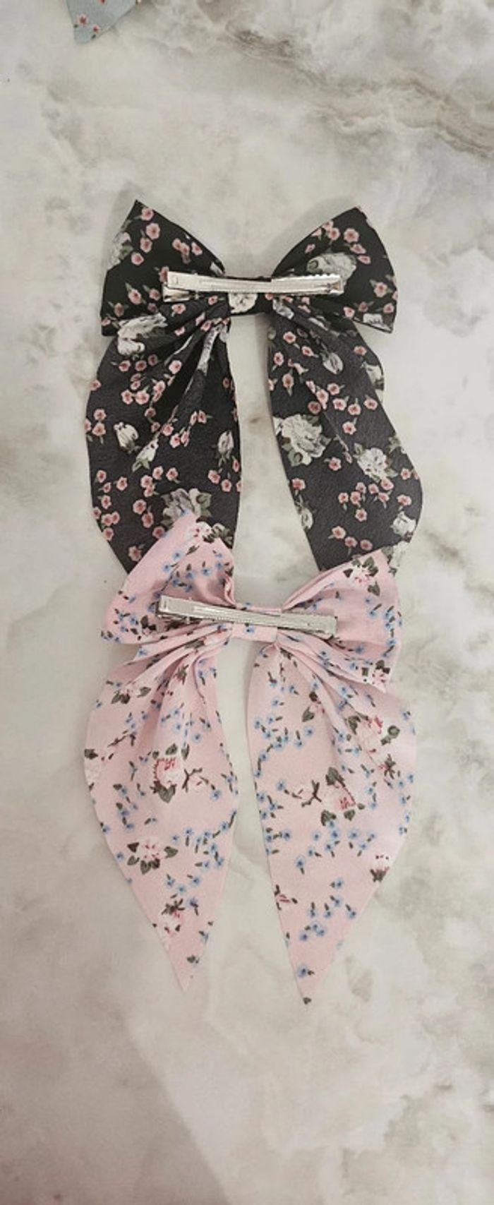 Lot de barrettes à noeud pour cheveux - photo numéro 2