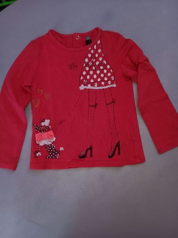 2 tee shirts catimini 2 ans