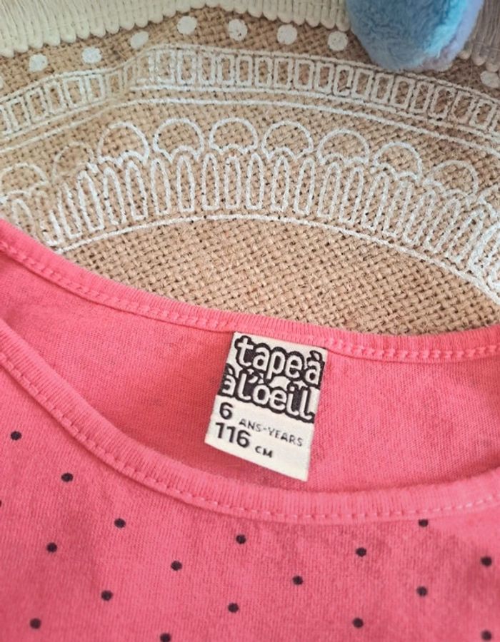 Haut manche longue, taille 6 ans, marque tape à l'œil - photo numéro 2