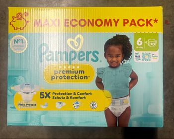 Pampers premium protection taille 6