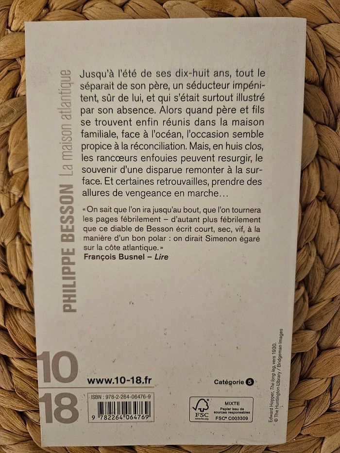 Livre de Philippe Besson La maison atlantique - photo numéro 2