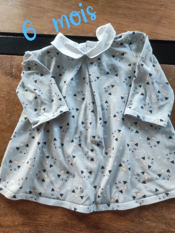 Robe col claudine 6 mois
