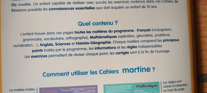 Les cahiers Martine - Révision CM2 - photo numéro 4