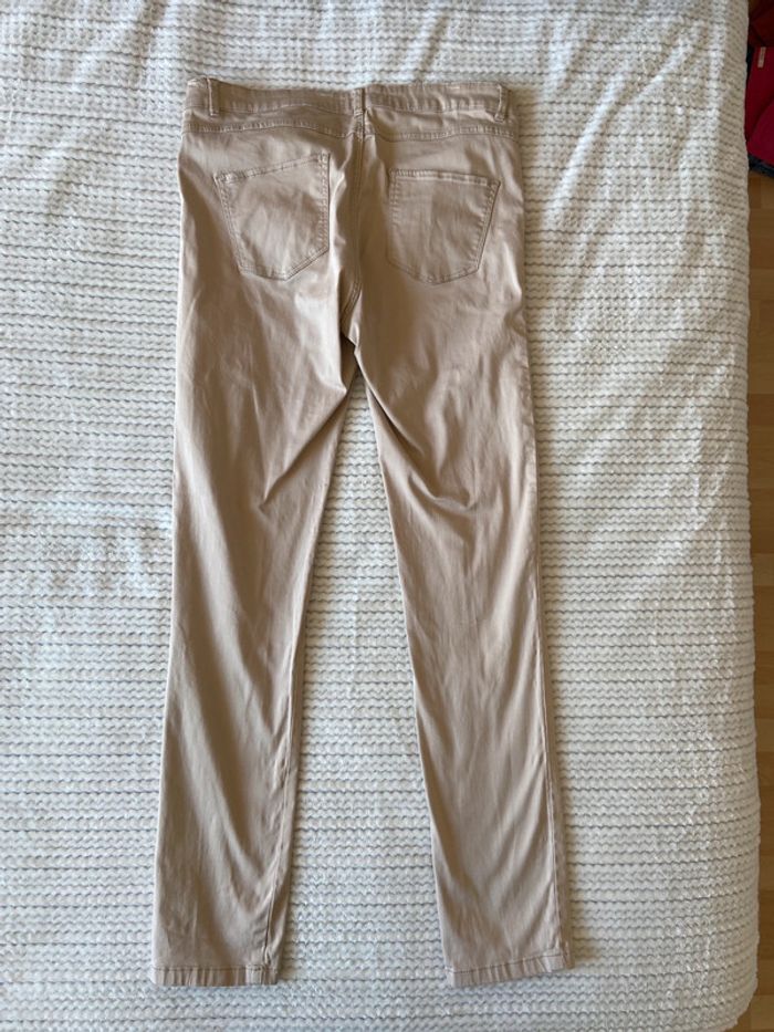 Lot de 3 pantalons coton taille basse / Taille 42 - photo numéro 3