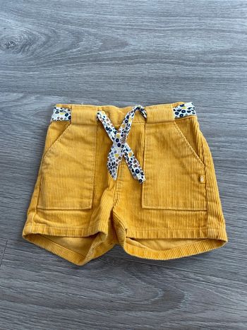 Short épais velours hiver 12 mois