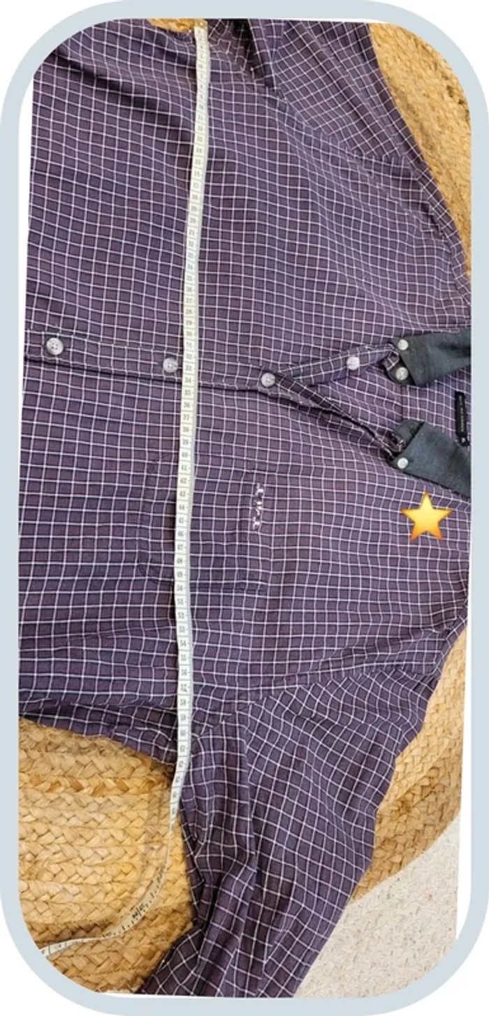 Chemise à carraux homme Mise au Green – Taille XL – Très bon état
- Violet - photo numéro 10