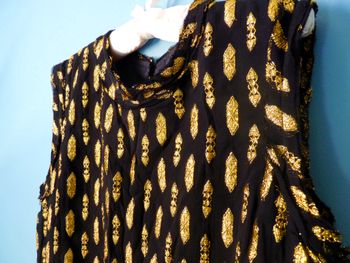 Robe Femme Replay S 36 fête soiree noire or Neuve
