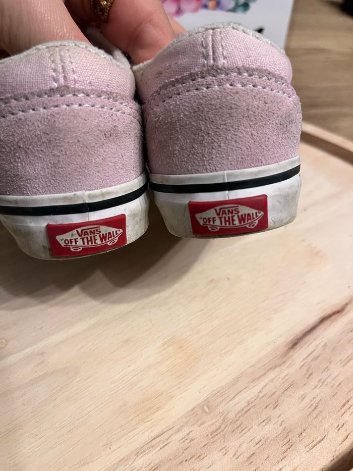 Basket à scratch vans rose - photo numéro 2